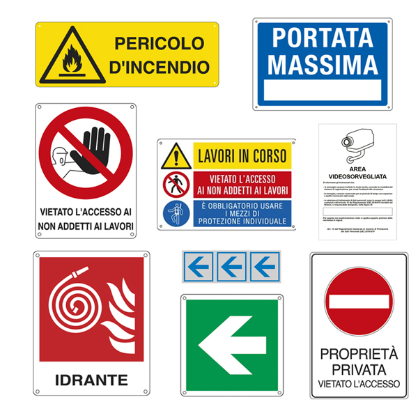 CARTELLI E SEGNALETICA